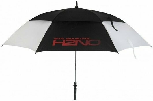 Regenschirm Sun Mountain UV H2NO Umbrella Black/White/Red - 2