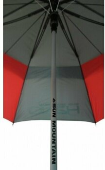 Regenschirm Sun Mountain UV H2NO Umbrella Steel/Red - 4