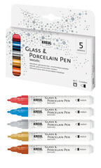 Marker
 Kreul Metallic 'M' Marker permanent Mix 5 buc - 1