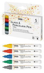 Marker
 Kreul Glitter 'M' Marker permanent Mix 5 buc - 1