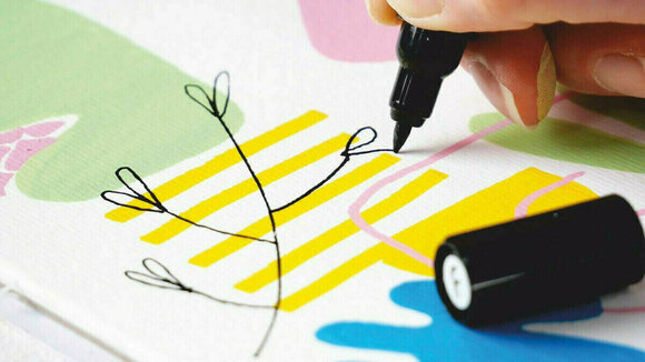 Marker Kreul Triton Długopis akrylowy Fluoresc. Pink 1 szt - 3
