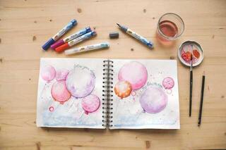 Marker
 Kreul Aqua Pennarelli acquerello Indigo Blue 1 pz - 3