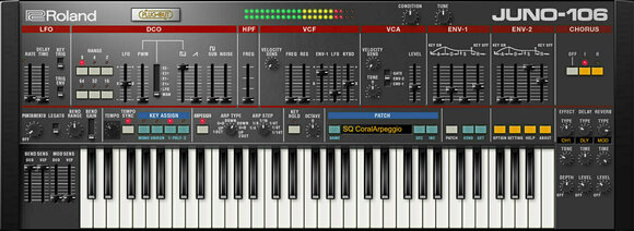 VST Instrument Studio -ohjelmisto Roland JUNO-106 Key (Digitaalinen tuote) - 2