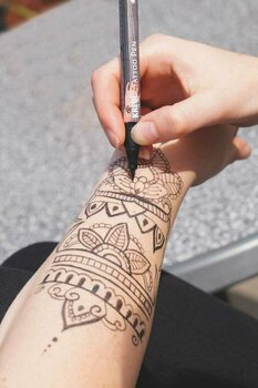 Μαρκαδόρος Kreul Tattoo Tattoo Pen Ροζ 1 τεμ. - 3