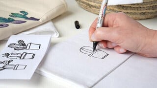 Fixa Kreul Javana Texi Fine Fix na textil Brown 1 ks - 2