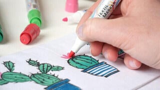 Felt-Tip Pen Kreul Javana Texi Medium Textile Marker Primary Blue 1 pc - 3