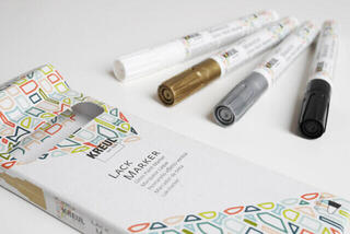 Marker
 Kreul Lack 'M' Refill cerneală Mix 4 buc - 1