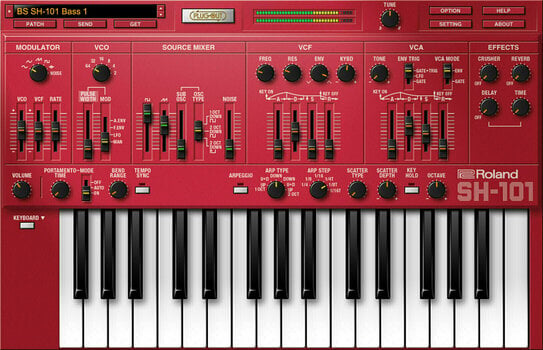 VST Instrument Studio -ohjelmisto Roland SH-101 KEY (Digitaalinen tuote) - 2
