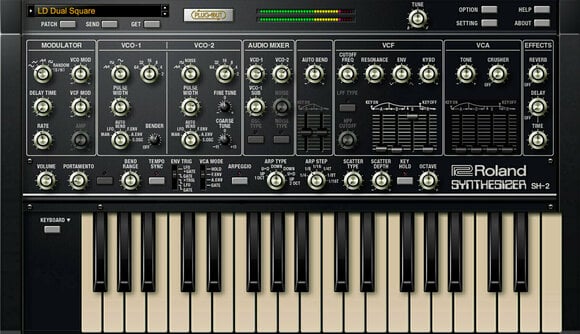Software de estúdio de instrumentos VST Roland SH-2 Key (Produto digital) - 2