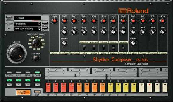 VST Instrument Studio -ohjelmisto Roland TR-808 Key (Digitaalinen tuote) - 2