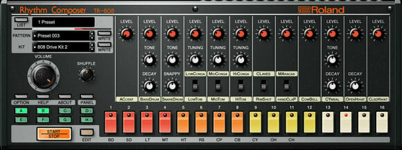 Software de estúdio de instrumentos VST Roland TR-808 Key (Produto digital) - 3