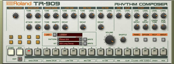 Logiciel de studio Instruments virtuels Roland TR-909 Key (Produit numérique) - 3