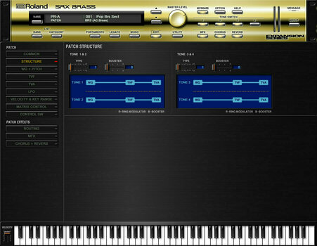 VST Instrument Studio -ohjelmisto Roland SRX BRASS Key (Digitaalinen tuote) - 4