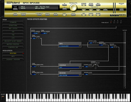 VST Instrument Studio -ohjelmisto Roland SRX BRASS Key (Digitaalinen tuote) - 12