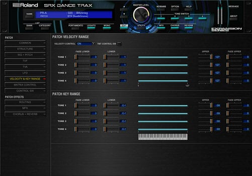 Logiciel de studio Instruments virtuels Roland SRX DANCE Key (Produit numérique) - 9