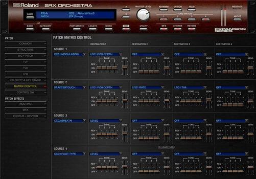 Софтуер за студио VST Instrument Roland SRX ORCHESTRA Key (Дигитален продукт) - 10