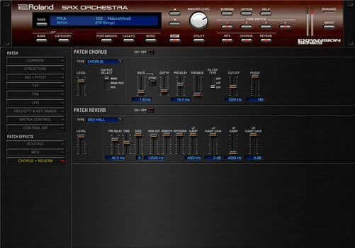 Logiciel de studio Instruments virtuels Roland SRX ORCHESTRA Key (Produit numérique) - 14