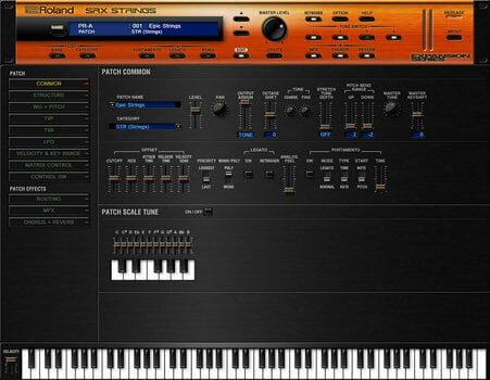 VST Instrument Studio -ohjelmisto Roland SRX STRINGS Key (Digitaalinen tuote) - 3