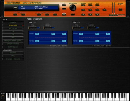 VST Instrument Studio -ohjelmisto Roland SRX STRINGS Key (Digitaalinen tuote) - 4