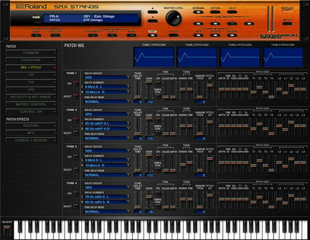 Logiciel de studio Instruments virtuels Roland SRX STRINGS Key (Produit numérique) - 5