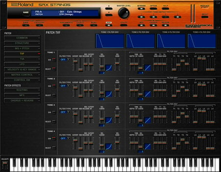Logiciel de studio Instruments virtuels Roland SRX STRINGS Key (Produit numérique) - 6