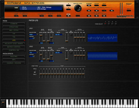 Logiciel de studio Instruments virtuels Roland SRX STRINGS Key (Produit numérique) - 8