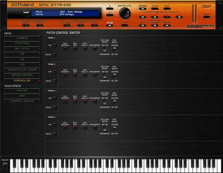 VST Instrument Studio -ohjelmisto Roland SRX STRINGS Key (Digitaalinen tuote) - 10