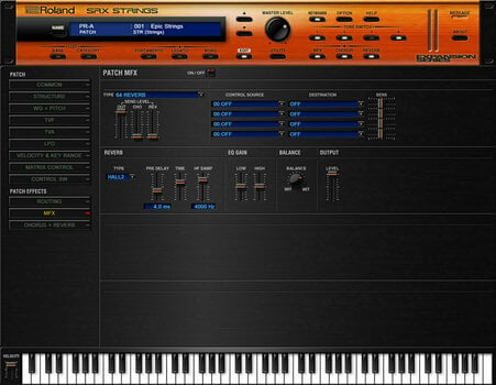 Logiciel de studio Instruments virtuels Roland SRX STRINGS Key (Produit numérique) - 12