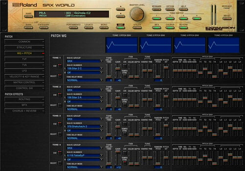 Software de estúdio de instrumentos VST Roland SRX WORLD Key (Produto digital) - 5