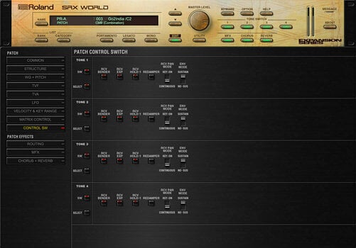 Software de estúdio de instrumentos VST Roland SRX WORLD Key (Produto digital) - 11