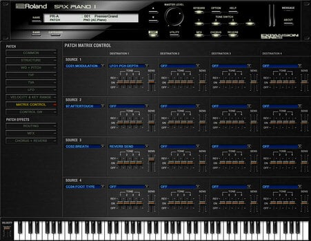 Software de estúdio de instrumentos VST Roland SRX PIANO I Key (Produto digital) - 11