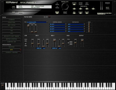 Logiciel de studio Instruments virtuels Roland SRX PIANO I Key (Produit numérique) - 12