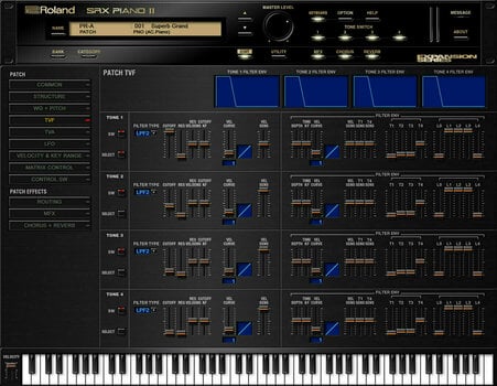 Software de estúdio de instrumentos VST Roland SRX PIANO II Key (Produto digital) - 6