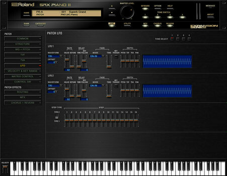 Software de estúdio de instrumentos VST Roland SRX PIANO II Key (Produto digital) - 8