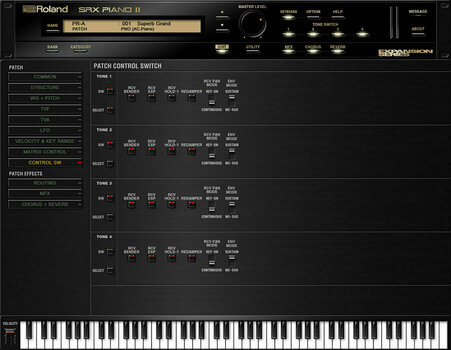 Software de estúdio de instrumentos VST Roland SRX PIANO II Key (Produto digital) - 11