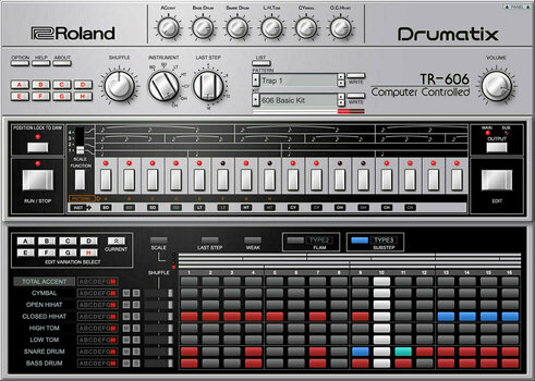 Logiciel de studio Instruments virtuels Roland TR-606 Key (Produit numérique) - 3