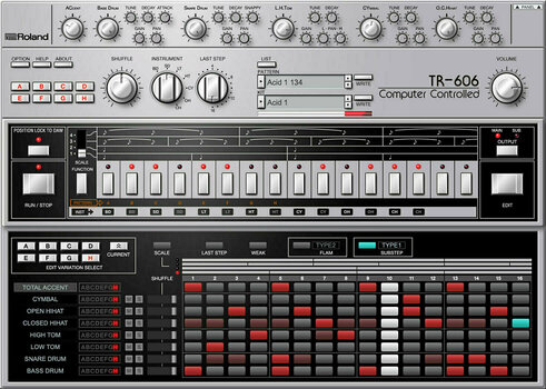 Logiciel de studio Instruments virtuels Roland TR-606 Key (Produit numérique) - 4