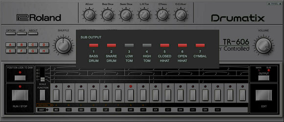 VST Instrument Studio -ohjelmisto Roland TR-606 Key (Digitaalinen tuote) - 5