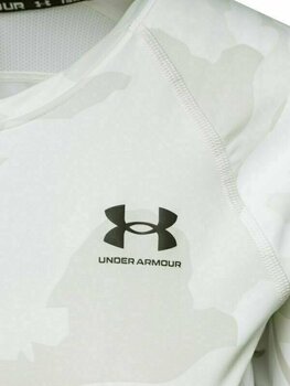 Fitness tričko Under Armour Isochill Team Compression Bílá-Černá XL Fitness tričko - 3
