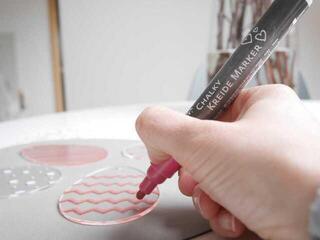Marker Kreul Chalk Marker Medium Kreidestift Snow White 1 Stck - 4