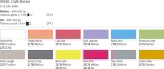 Markeerstift Kreul Chalk Marker Medium Krijtpen Dark Lavender 1 st. - 1