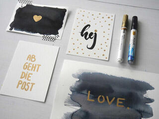 Markør Kreul Metallic XXL Metallisk akrylpen Gold 1 Stk. - 7