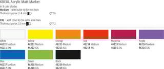 Marker Kreul Matt 'M' Matter Acrylstift Black 1 Stck - 1
