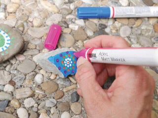 Marker Kreul Matt 'M' Matt Acrylic Marker Blue 1 pc - 2
