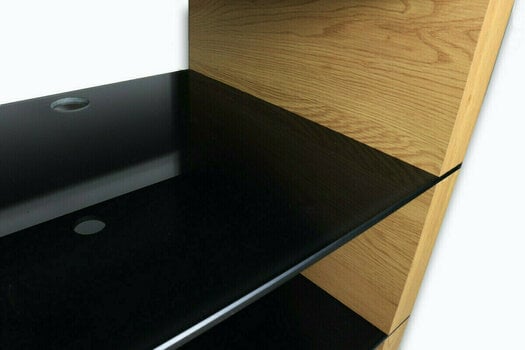 Hi-Fi / TV Asztalok Ludic Vanir Audiorack Black Oak Hi-Fi / TV Asztalok - 3
