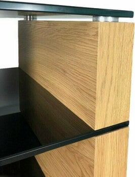 Hi-Fi / TV Asztalok Ludic Vanir Audiorack Black Oak Hi-Fi / TV Asztalok - 4