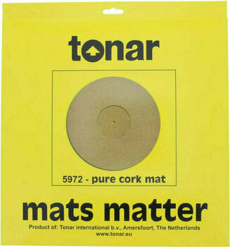 Slipmat Tonar Pure Cork Platter Mat Brown - 2
