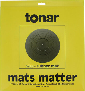Slipmat Tonar Rubber Mat Zwart - 2