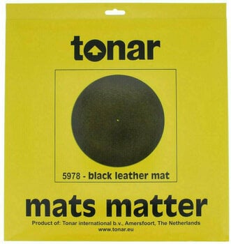 Levymatto Tonar Leather Mat Musta - 2