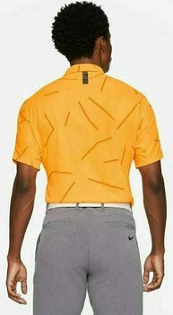 Риза за поло Nike Dri-Fit Tiger Woods Laser Orange/Black M - 4